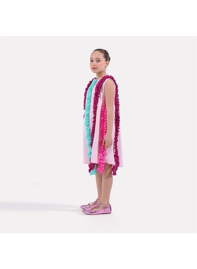 Obaha colorful frill dress - Image 3